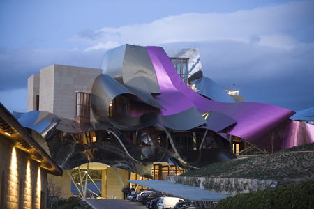 Anochecer en Riscal